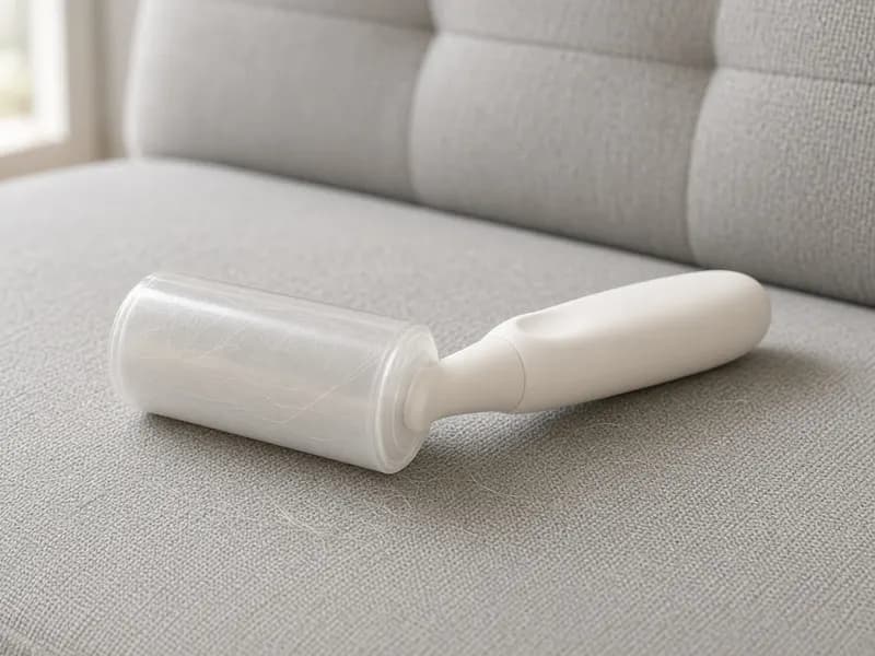 Reusable pet hair remover roller